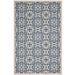 Blue/White 122 x 94.5 x 0.5 in Area Rug - Ariana Vintage Floral Trellis Indoor & Outdoor Area Rug by Modway | 122 H x 94.5 W x 0.5 D in | Wayfair