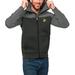 Men's Antigua Steel/Charcoal Army Black Knights Protect Full-Zip Hoodie