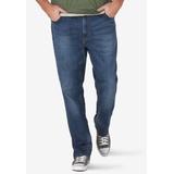 Men's Big & Tall Lee Extreme Motion Straight Tapered Fit Jeans Jeans by Lee in Blue (Size 54 30)
