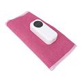 Leg Massage Wrap Pain Relief Heating Relieve Pain Air Compression Calf Foot Massager for Office Rose Red