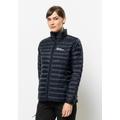 Daunenjacke JACK WOLFSKIN "PACK & GO DOWN JKT W" Gr. L (42/44), blau (nachtblau) Damen Jacken Übergangsjacken