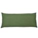 Jiti Indoor Lux Classic Solid Color Textured Linen Decorative Accent Large Rectangle Lumbar Pillow