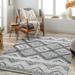 Daria 9' x 12' Rustic Natural Gray/Black White/Smoke/Dark Gray/Multi Brown/Black/White/Light Gray/Medium Brown/Light Slate Area Rug - Hauteloom