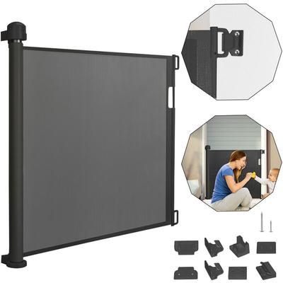 Uisebrt - Türschutzgitter Ausziehbar 0 -180cm, Treppenschutzgitter für Baby und Pelztiere, Image