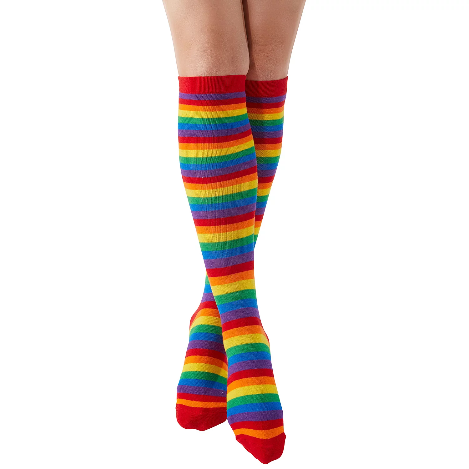 Chaussettes montantes "arc-en-ciel
