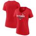 Women's Fanatics Branded Red St. Louis Cardinals 2022 Postseason Locker Room V-Neck T-Shirt