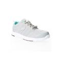 Wide Width Women's Propet Travel Walker Ii Sneakers by Propet in Grey Mint (Size 12 W)