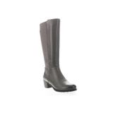 Women's Talise Wide Calf Boot by Propet in Grey (Size 6 1/2 M)