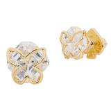 Kate Spade Jewelry | Kate Spade Crystal Butterfly Stud Earrings | Color: Gold | Size: Os