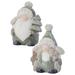 Regency International 2 Piece Boy & Girl Deer Valley Gnome Set Ceramic | 6.1 H x 4.33 W x 3.54 D in | Wayfair MTX68465-GRWF