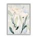 Stupell Industries Traditional White Flower Blossoms Canvas in Gray/White | 30 H x 24 W x 1.5 D in | Wayfair an-514_gff_24x30