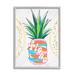 Stupell Industries Tropical Aloha Pineapple Bold Canvas in Green/Red | 30 H x 24 W x 1.5 D in | Wayfair an-199_gff_24x30