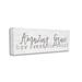 Stupell Industries Amazing Grace Spiritual Christian Phrase Grain Pattern by Jaxn Blvd - Unframed Textual Art on Canvas in White | Wayfair