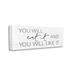 Stupell Industries Eat & Like It Rustic Kitchen Phrase Sign by Jaxn Blvd. - Wrapped Canvas Graphic Art Canvas in White | Wayfair an-771_cn_10x24