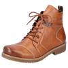 Schnürstiefelette RIEKER, Damen, Gr. 39, braun, Lederimitat, elegant, Schuhe, mit toller Steppnaht
