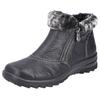 Winterboots RIEKER, Damen, Gr. 39, schwarz, Leder, sportlich, Schuhe, mit Rieker-TEX-Membran
