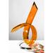 Orren Ellis Yuji Sculpture Plastic in Orange | 22 H x 11 W x 10 D in | Wayfair 35158F3A816F42F689F3D9216571625C