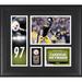 Cameron Heyward Pittsburgh Steelers Framed 15" x 17" Player Collage with a Piece of Game-Used Ball