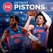 Detroit Pistons 2023 12" x Team Wall Calendar