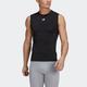 Tanktop ADIDAS PERFORMANCE "TECHFIT TRAINING" Gr. XXL, schwarz (black) Herren Tops Ärmellose Shirts