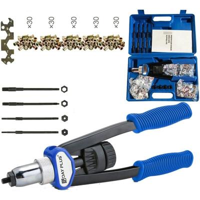 Dayplus - Profi Nietmutternzange Set Blindnietzange Set Nietmaschine Gewinde Nuss Nieten M5 - M12 Image
