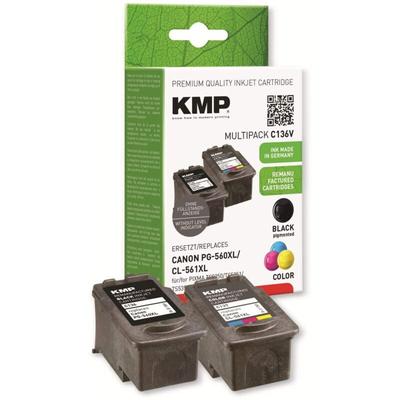 KMP Tintenpatrone C136V, Multipack, für Canon Pixma