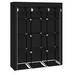 67" Portable Closet Organizer Wardrobe Storage Organizer with 10 Shelves IN Black