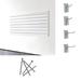 StoreWALL Slatwall Small Basic Duty Starter System Plastic in White | 24 H x 48 W x 2 D in | Wayfair **SS-BD-SM-BW**