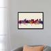 East Urban Home Skyline Series: Orlando, Florida, USA Graphic Art on Wrapped Canvas in Beige Metal | 26 H x 40 W in | Wayfair USSC7136 33587277