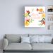 Red Barrel Studio® Grace Popp "Encantadora I" Canvas Art Canvas, Wood in Pink/Red/Yellow | 18 H x 18 W x 2 D in | Wayfair