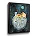 Zoomie Kids Camping Astronaut Gallery Wrapped Floater-Framed Canvas in White | 18 H x 14 W x 2 D in | Wayfair 14A9B3C78A814E11B6ED9BD5677CF89F