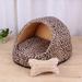 Tucker Murphy Pet™ Breandan Dome Suede/Cotton in Brown | 10.2 H x 10.6 W x 10.2 D in | Wayfair 5304631DCD6D43BD9F244E7FCBF8AA47