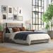 Steelside™ Em Storage Bed w/ 4 Drawers Wood & Metal/Metal in Gray/Brown | 43.3 H x 63 W x 82.3 D in | Wayfair FC84D5ED2F5F4F2183E1FCE99A5C11CA