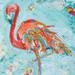 Bay Isle Home™ Flamingo Bright SP by Kellie Day - Wrapped Canvas Print Canvas | 20 H x 20 W x 1.25 D in | Wayfair 182FA96931C8474A8CA1A5320686C352