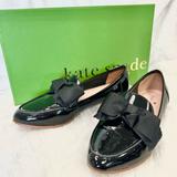 Kate Spade Shoes | Kate Spade Cosetta Too Patent Bow Loafer Flat | Color: Black | Size: 5