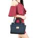 Michael Kors Bags | Michael Kors Tina Small Top Zip Leather Messenger | Color: Black | Size: 23cm (W) X 18cm (H) X 8cm (D)