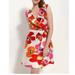 Kate Spade Dresses | Kate Spade Aubrey Wrap Dress Size 14 | Color: Orange/Pink | Size: 14