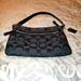 Coach Bags | Authentic Coach Signature Jacquard Poppy Black Shoulder Bag | Color: Black | Size: Os