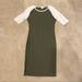 Lularoe Dresses | Lularoe Midi Dress | Color: Green/White | Size: S