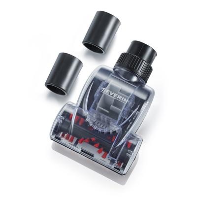 SEVERIN Mini-Turbobürste "TB7215" Staubsaugerdüsen rot (schwarz/transparent/rot)