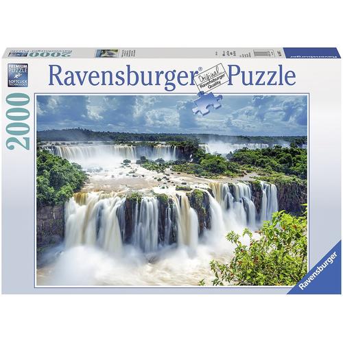 Puzzle RAVENSBURGER ""Wasserfälle von Iguazu Brasilien"" Puzzles bunt Kinder Made in Germany, FSC - schützt Wald weltweit