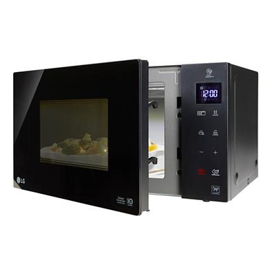 LG Mikrowelle "MH 6535 GIS", schwarz, B:47,6cm H:27,2cm T:38,8cm, Mikrowellen_Minibacköfen_Kleinküchen, Smart Inverter Technologie, echte Glasfront Image