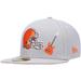 Men's New Era Gray Cleveland Browns City Describe 59FIFTY Fitted Hat