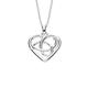 Ortak 925 Sterling Silver Chain Heart Robert Rurns Pendant Handmade Necklaces Scottish Celtic Jewellery of Scotland for Women