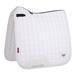 LeMieux Loire Classic Dressage Square Saddle Pad - Large - White - Smartpak