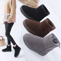 Bottes de neige australiennes classiques pour femmes bottes de rinçage d'hiver chaussures en