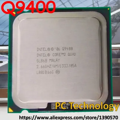 Processeur Intel Core 2 Facades Q9400 6M 2.66GHz 1333MHz LIncome 775 CPU Desktop Original