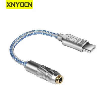 Xnyocn-Radiateur USB Type C Amplificateur de Téléphone de Sauna IER 32Ω avec Sortie 3.5mm SNR