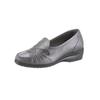Mokassin CLASSIC, Damen, Gr. 41, grau (anthrazit), Glattleder, Basic, Schuhe