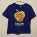 Disney Tops | Disney Poison Apple T-Shirt Women's Tee Snow White Purple Blue Size Xs | Color: Green/Purple | Size: Xs